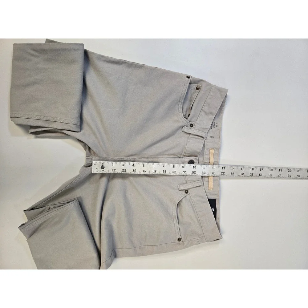 Banana Republic Traveler Pants Mens 31x32‎ Slim Fit Light Gray Italian Fabric